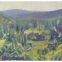 TSD3553 - Tranh sơn dâu phong cảnh ấn tượng